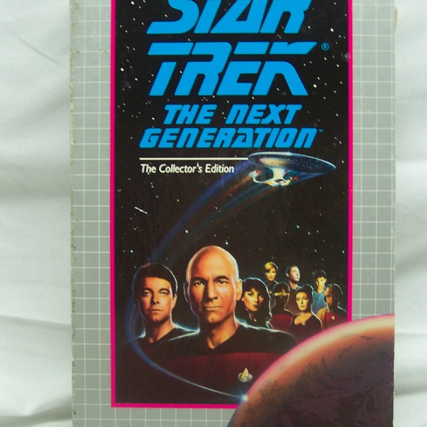 Vintage 1992 STAR TREK The Next Generation The Schizoid Man / Loud As a Whisper Vhs Video