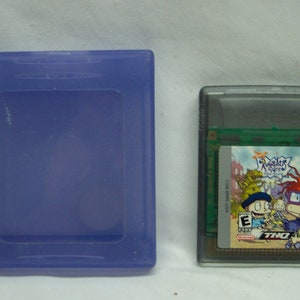 Vintage 1998 RUGRATS PARIS The Movie Nintendo Game Boy Color Video Game Cart with Case