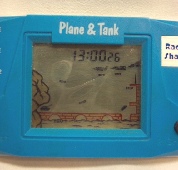 Vintage 1986 Radio Shack PLANE & TANK Electronic Handheld