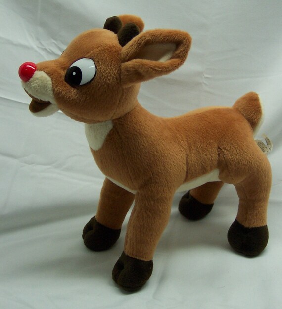 vintage stuffed rudolph