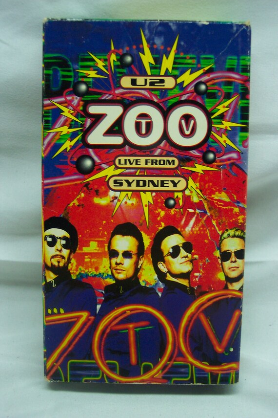 U2 ZOO TV Live From Sydney Concert Vhs Video Band 1994 - Etsy