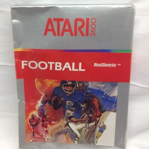 Vintage Realsports FOOTBALL Atari 2600 Video Game Cart Cartridge 1982 NEW Shrinkwrap