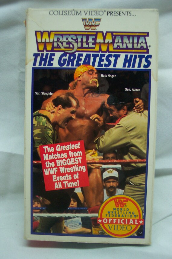Vintage 1992 WWF Wwe WRESTLE MANIA the Greatest Hits Vhs Video Etsy