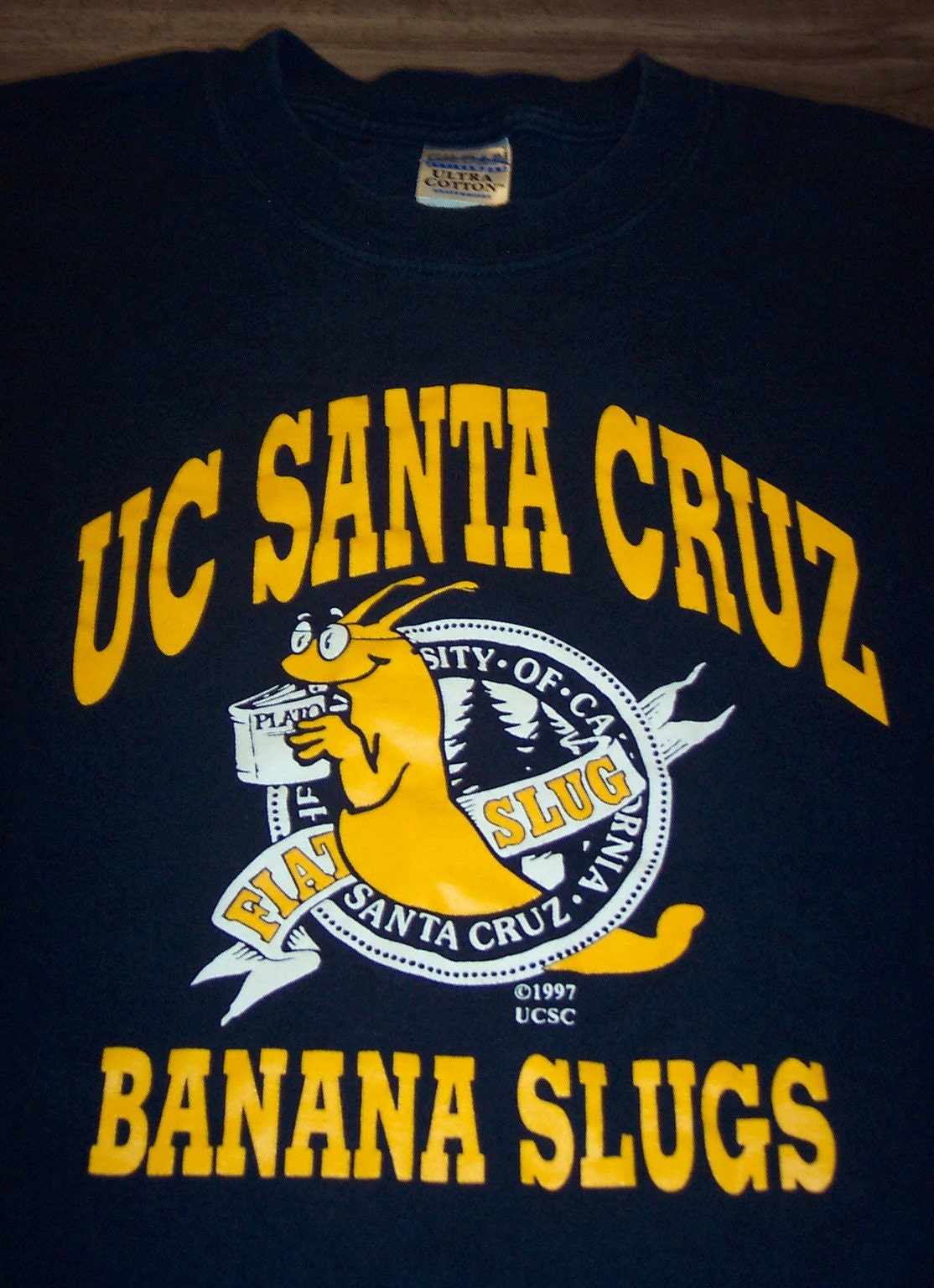 90s UCSC BANANA SLUGS tee Tシャツ パルプフィクション