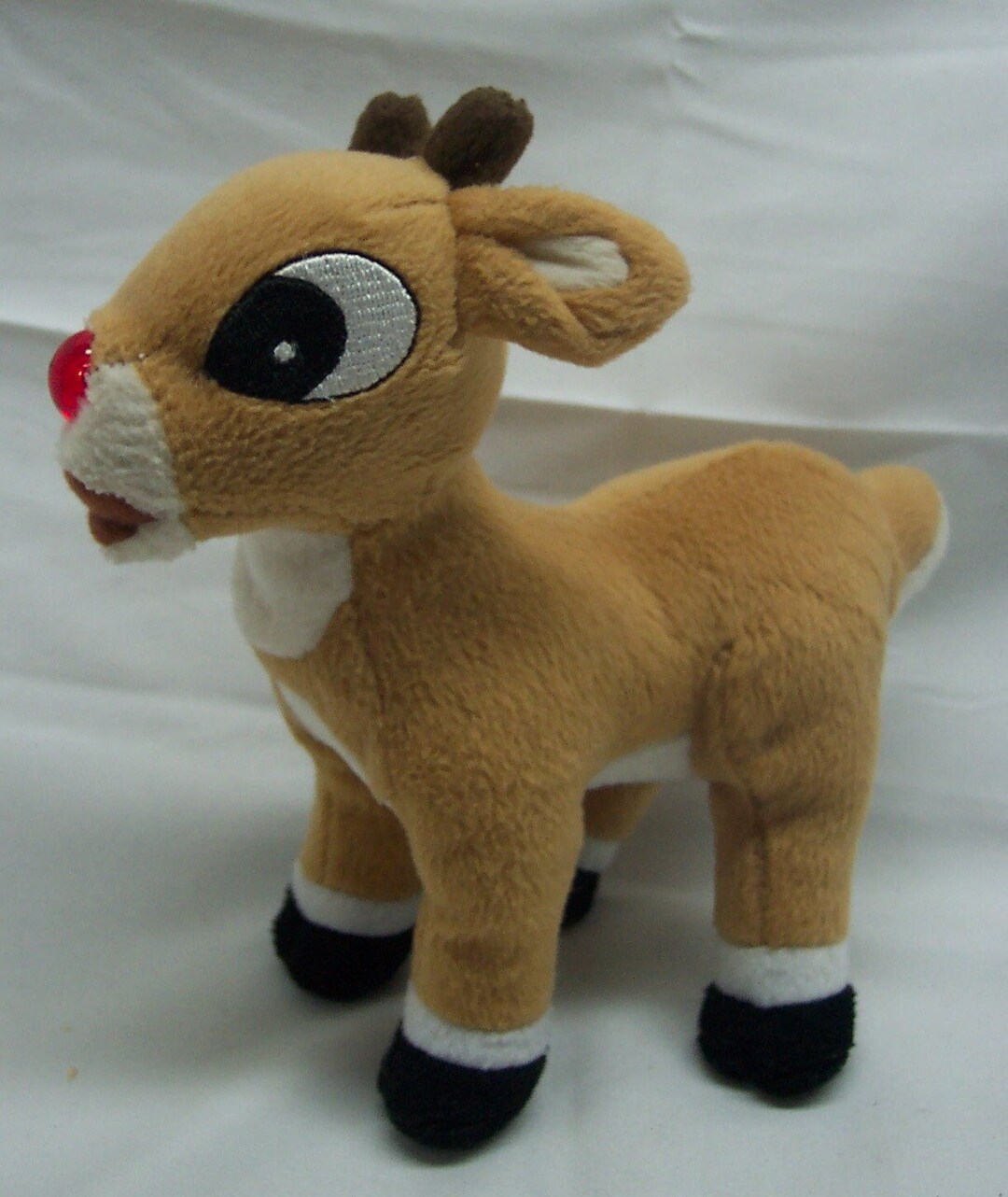 VINTAGE RUDOLPH THE RED NOSED REINDEER SINGING PLUSH TOY 1977
