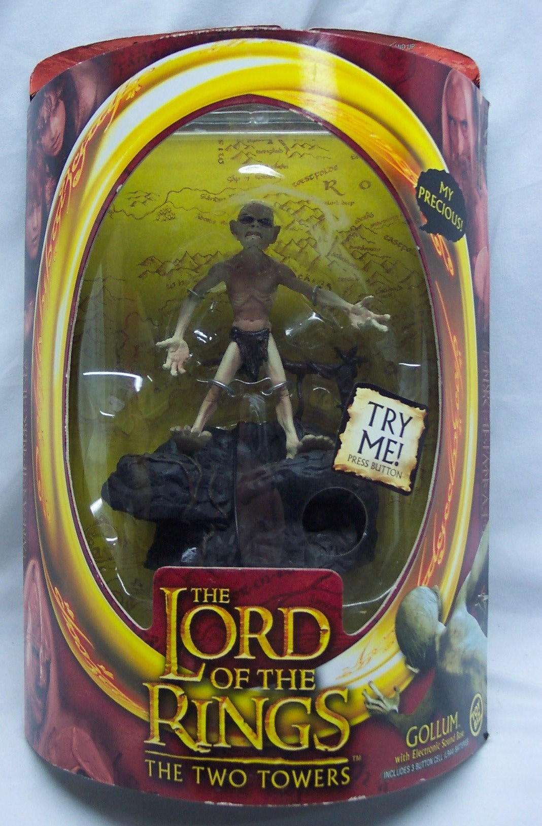 Vintage 2003 the Lord of the Rings the Two Towers Talking SMEAGOL 