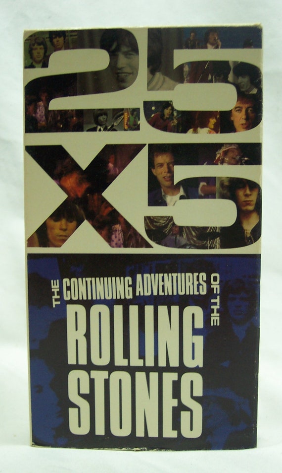Vintage 1989 THE ROLLING STONES 25 X 5: the Continuing Adventures 