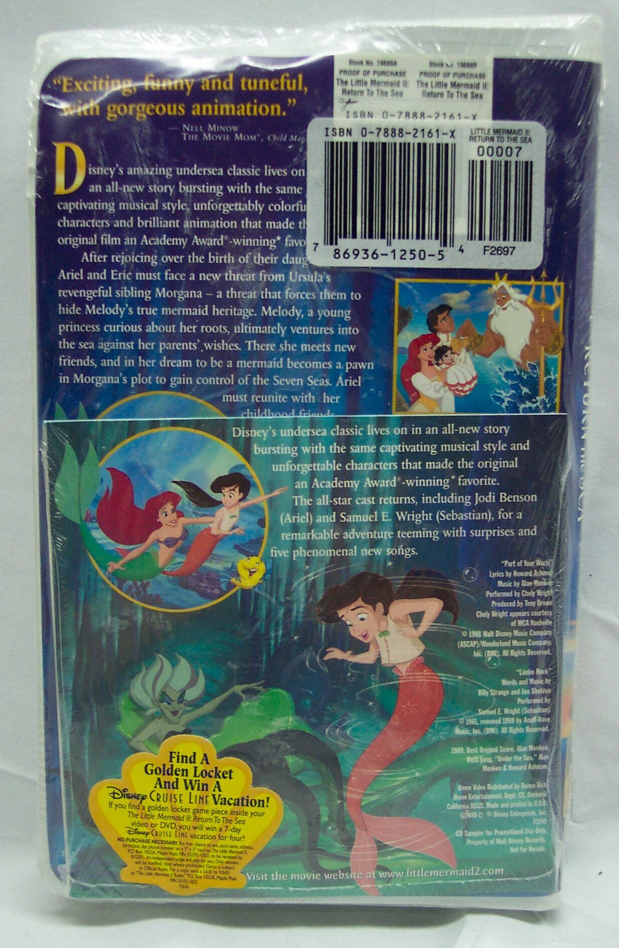 Vintage Walt Disney Little Mermaid II the Return to the Sea - Etsy