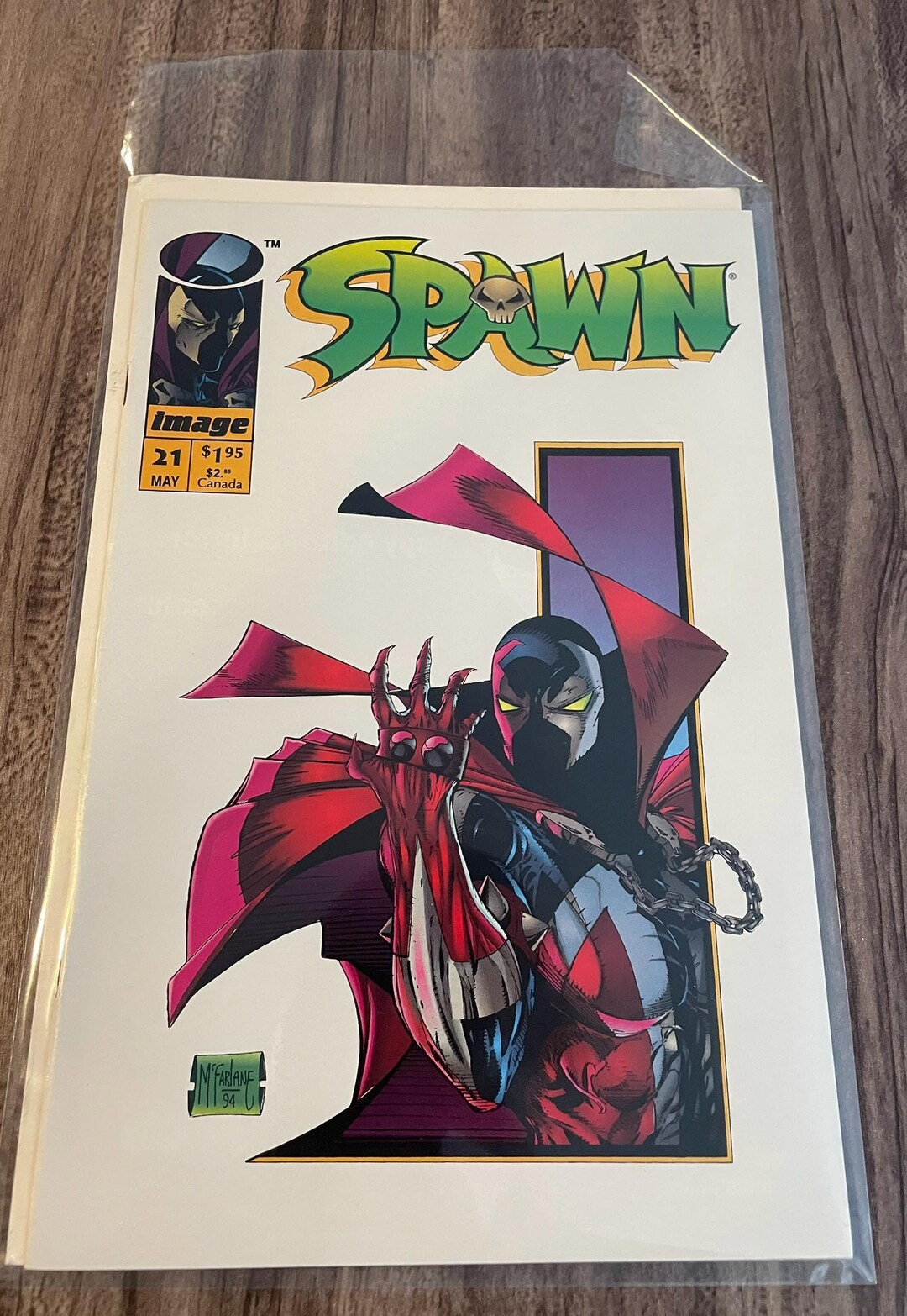 Vintage 1994 SPAWN #21 Comic Book Image Comics Todd Mcfarlane - Etsy