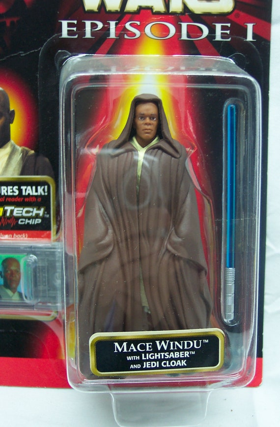 Vintage 1998 Star Wars Episode 1 The Phantom Menace MACE WINDU