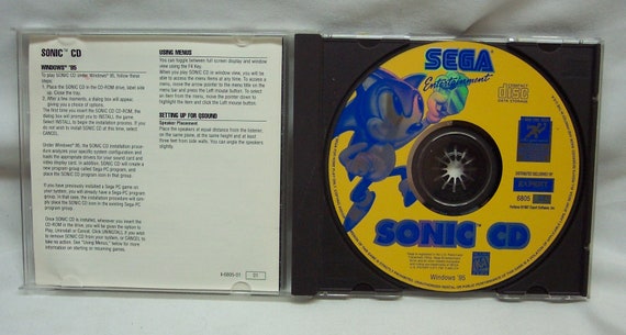 Vintage Sonic the Hedgehog Sega PC Collection CD Windows 95 - Etsy