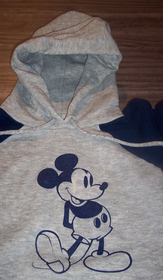 Vintage 1980's Walt Disney MICKEY MOUSE Hooded Sw… - image 2