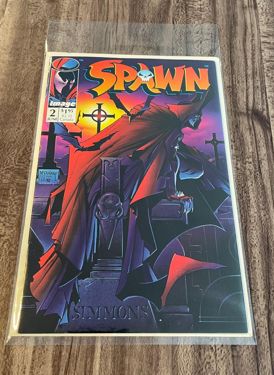 Vintage 1992 SPAWN #2 Comic Book Image Comics 1st Appearance of ...