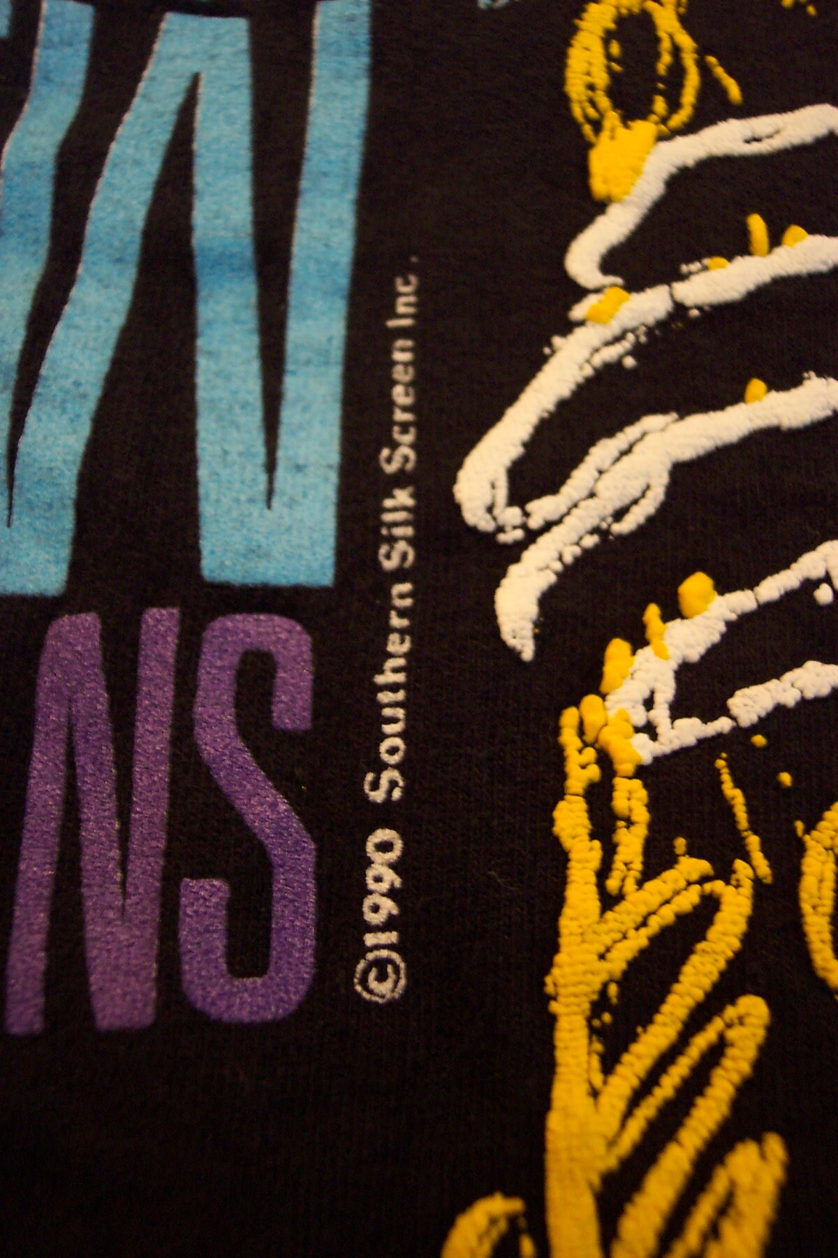 Vintage 1990 NEW ORLEANS French Quarter Jazz T-shirt Mens XL Black
