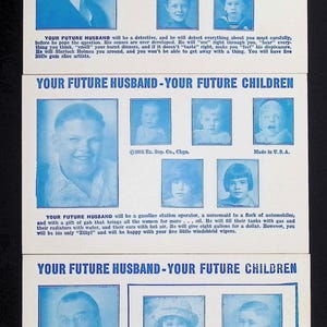 Eleven Arcade Fortune Cards : Votre futur mari - Vos futurs enfants