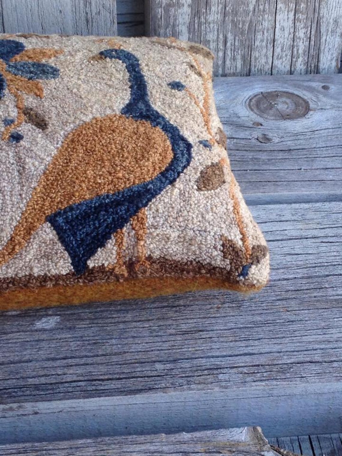 PDF Down Peacock Lane Punch Needle Pattern by Doreen Frost of Etsy