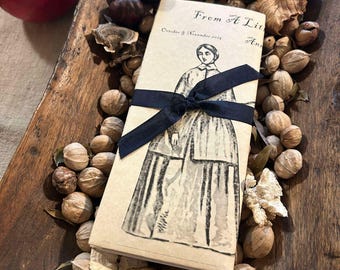 The Little Brown House Gazette. A bi-monthly, mailed publication. Each issue includes a project, original story, recipes and lovely content.