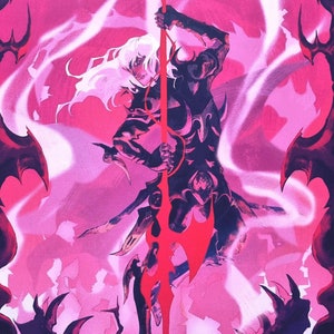 Estinien Wyrmblood FFXIV A4 Kunstdruck, Final Fantasy, Heavensward