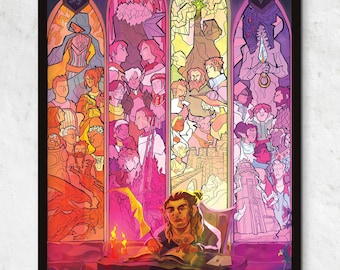 Dragon Age Varric Tethras A3 Art Print