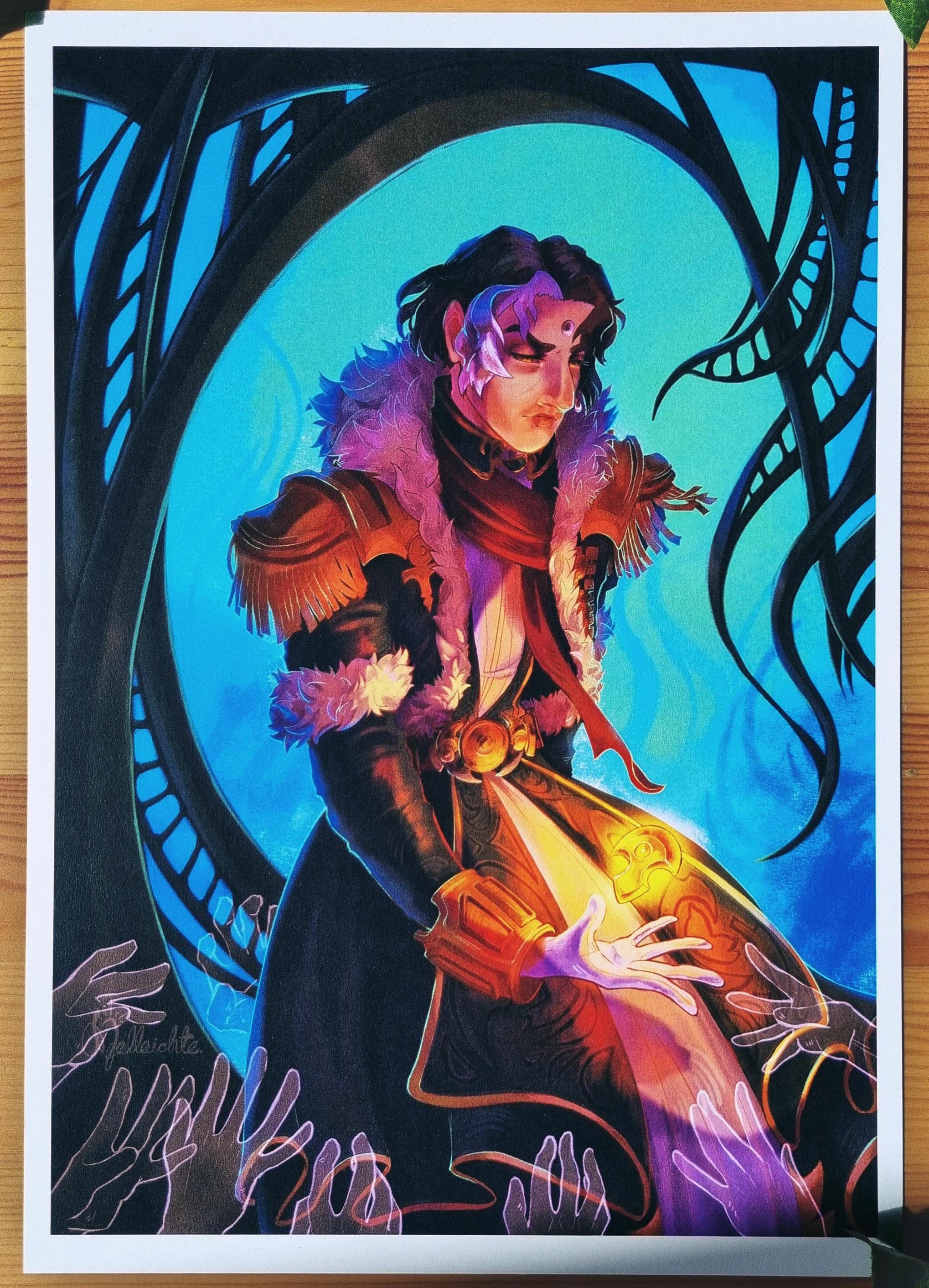 Emet-selch Final Fantasy XIV A4 Art Print - Etsy