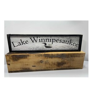 Custom lake sign wood camp sign custom rustic sign gift lake house sign