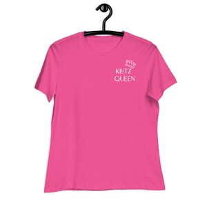 Klutz Queen T-shirt, Yiddish Slang for clumsy, Funny T-shirt, Yiddish Gift, Jewish Gift, Unique
