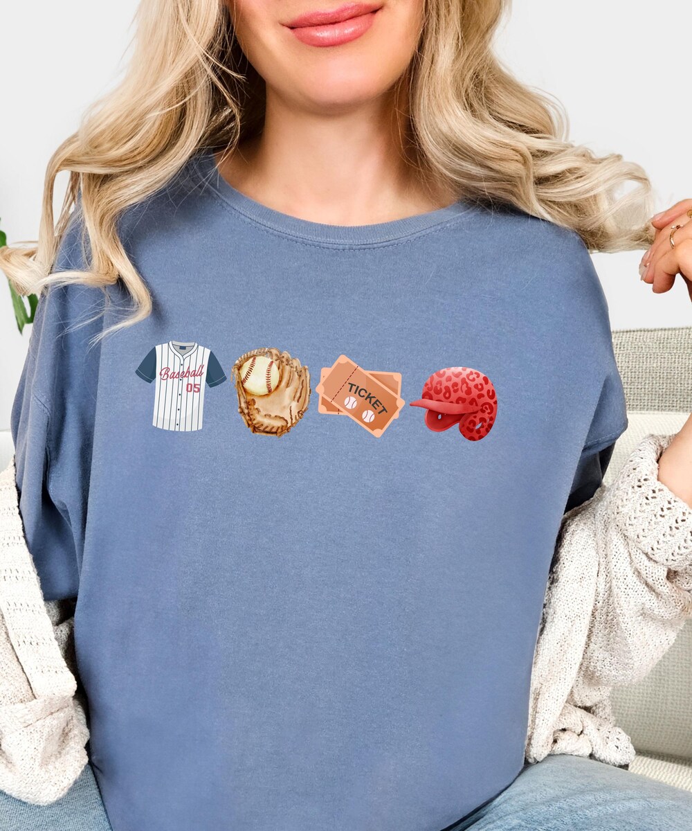 Baseball Season T-Shirt, Game Day Baseball Shirt Gift, College Baseball Tee, College Game Day, Gift For Mom, Gift For Father'S Day Bespoketshirt