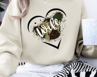 Pull femme militaire, maman militaire, petite amie militaire, Journée des anciens combattants, appréciation militaire, cadeau pour elle, déploiement, camp d'entraînement