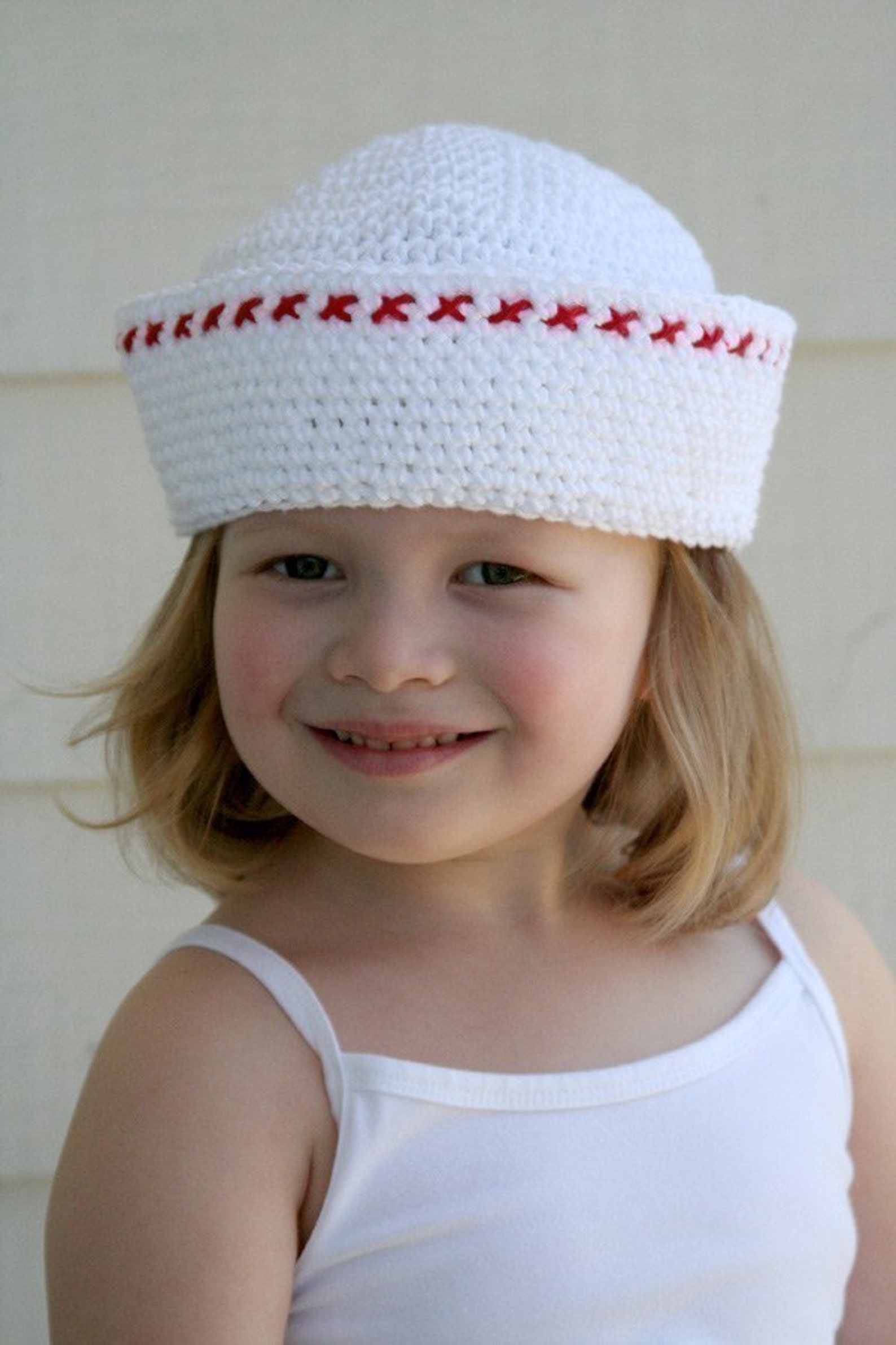 Sailor Dixie Cup Hat for Boys or Girls Crochet Pattern Etsy