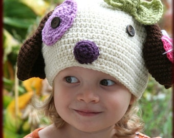 Amigurumi Animal kawaii Puppy Silly hat... Ebook de patrons au crochet