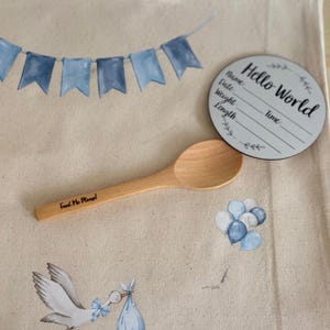 Feed Me Please Wooden Baby Spoon – Eco-Friendly & Adorable