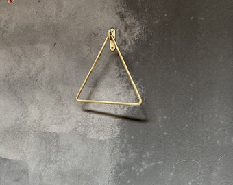 Porte-serviettes triangulaire fixé au mur en laiton massif pour salle de bain