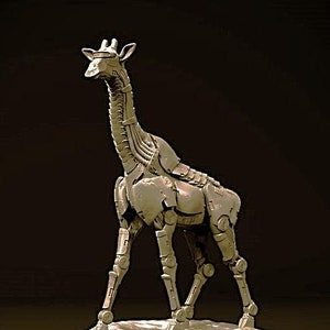 Giraffe Mecha Robot - Mecha Zoo - Dino and Dog Miniatures