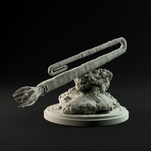 Diplomoceras nadando - SIN PINTAR - Miniaturas de Dino y Perros