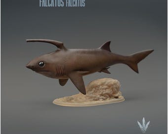 Falcatus falcatus : The Prehistoric Chimaera - UNPAINTED 3D Resin Figure - Miniature Museum