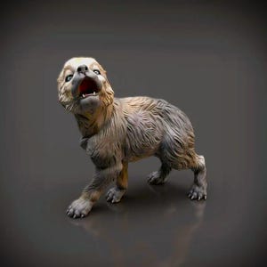 Wolf Pup - UNBEMALT - Animal Den Miniatures