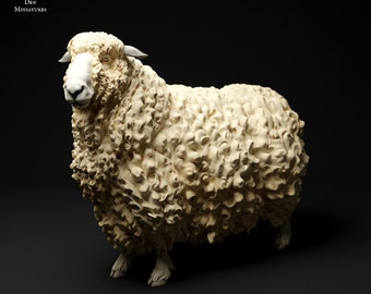 Devon and Cornwall Longwool Sheep - UNPAINTED - Animal Den Miniatures