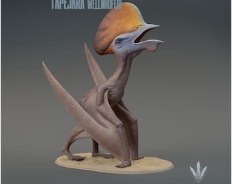 Tapejara wellnhoferi : The Lord of the Ways - UNPAINTED 3D Figurine - Miniature Museum