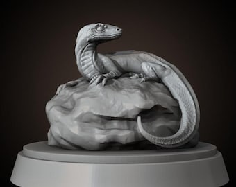 Little lizard - UNPAINTED - Animals & Creatures Minis