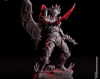 Leonidas, Ironsworn Raider - UNPAINTED 3D Figure - Flesh of Gods