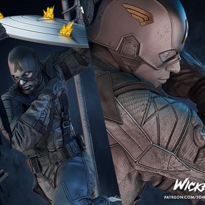Captain America - Wicked 3D Models