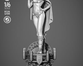 Padme Classic Sculpture - UNPAINTED FAN ART - Star Wars 3D Models