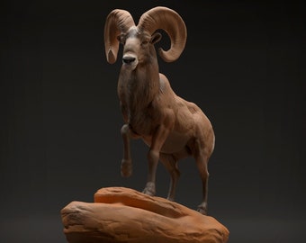 Ram- UNPAINTED - Animal Den Miniatures