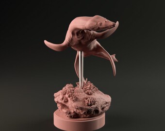 Rhomaleosaurus turning - Dino and Dog Miniatures