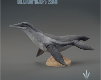 Dolichorhynchops osborni : The Long-nosed Face - UNPAINTED 3D Resin Figure - Miniature Museum