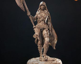 Decapatrix, Female Human Executioner - UNPAINTED - SolGood Creations