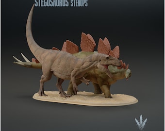 Stegosaurus stenops: Attack  - UNPAINTED - Miniature Museum