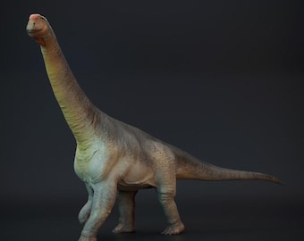Camarasaurus walking - dinosaur sauropod - UNPAINTED 3D Resin Figure - Dino and Dog Miniatures