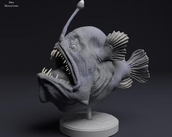 Humpback Anglerfish - UNPAINTED - Animal Den Miniatures