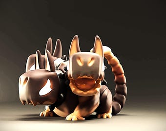 Cerberii - UNPAINTED - Grumpii Art Toy